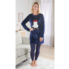 Le pull long "Pingouin", bleu foncé