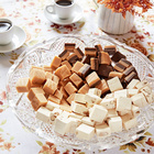 Nougat tendre aux amandes en boîte de conservation fraîcheur 300g