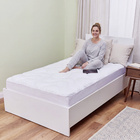 Surmatelas multi-couches 90x200 cm blanc