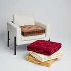 Coussin rehausseur en velours "marron"
