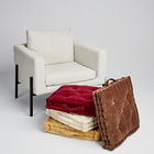 Coussin rehausseur en velours - bordeaux
