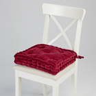 Coussin rehausseur en velours "marron"