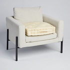 Coussin rehausseur en velours - sable