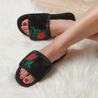 Chaussons "Rosali", noir