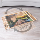 Table de puzzle pivotant à 360° avec 4 tiroirs pour 1000 pièces