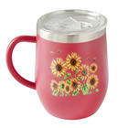 Mug isotherme à motif floral Basilico