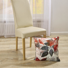 Coussin en velours « Feuilles d’automne » 45x45 cm Eldo