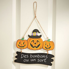 Plaque de porte « Halloween » avec craie