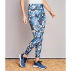 Legging "fleurs" bleu