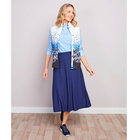 Jupe "Frieda" bleu foncé