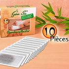 Patchs pour les pieds à l’extrait de vinaigre de bambou lot de 10