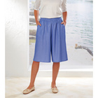 Jupe-culotte "Jeans" bleu clair