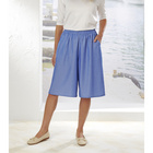 Jupe-culotte "Jeans" bleu clair
