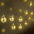 Guirlande lumineuse LED « boule disco » 10 pièces