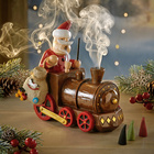 Locomotive de Noël fumoir
