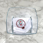 Serviette « Gâteau bonhomme de neige » Eldo