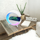 Veilleuse LED Haut-parleur avec fonction de charge sans fil Technaxx