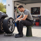 Chaise télescopique verte pliable avec poignée