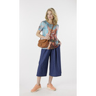 Jupe-culotte "Mara" bleu jean
