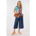 Jupe-culotte "Mara" bleu jean