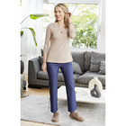 Lot de 2 t-shirts "Cilly" - bleu et taupe