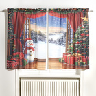 Rideaux « Magie de Noël », lot de 2 140x230cm Eldo