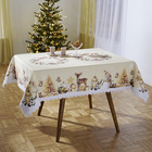 Nappe « Bonhomme de neige doré » 130 x 160 cm Eldo