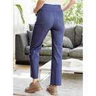Jean taille haute « Coco » bleu