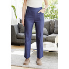 Jean taille haute « Coco » bleu