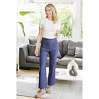 Jean taille haute « Coco » bleu