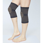 Bandage de genou avec fibres enrichies en cuivre - noir