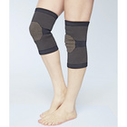 Bandage de genou avec fibres enrichies en cuivre - noir