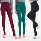 Leggings thermiques bordeaux