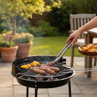 Barbecue au charbon de bois BBQ couleurs assorties alpina