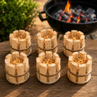 Allume-feu en bois, set de 6 pièces FSC