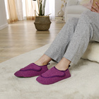 Chaussons confort « Gertrud » - bordeaux
