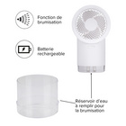Ventilateur à brume d'eau avec batterie Lifetime Air
