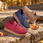 Baskets "Barbara" bordeaux Amélie di Santi