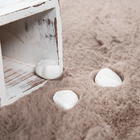 Tapis à poils longs RABBIT 780 Beige Rond Paco Home