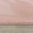 Tapis ras du sol CADIZ 630 Rose Rectangulaire Paco Home