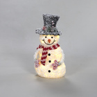 Bonhommes de neige LED « La famille Frosty » (père + mère + enfant)