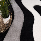 Tapis DIAMOND 760 Noir Rectangulaire Paco Home