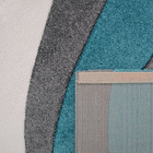 Tapis DIAMOND 760 Turquoise Rectangulaire Paco Home