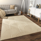 Tapis LELYSTAD 524 Beige Rectangulaire Paco Home