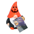 Nain d'Halloween à LED avec un chapeau en forme de citrouille