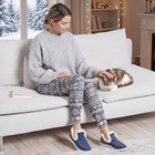 Leggings « Lama » gris et blanc