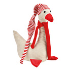 Oie de Noël avec un bonnet rayé Wurm
