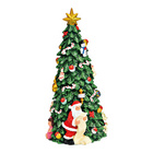 Boîte à musique en forme de sapin de Noël en poly