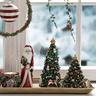 Boîte à musique en forme de sapin de Noël en poly