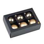 Boules de Noël dorées, lot de 6 – Wurm